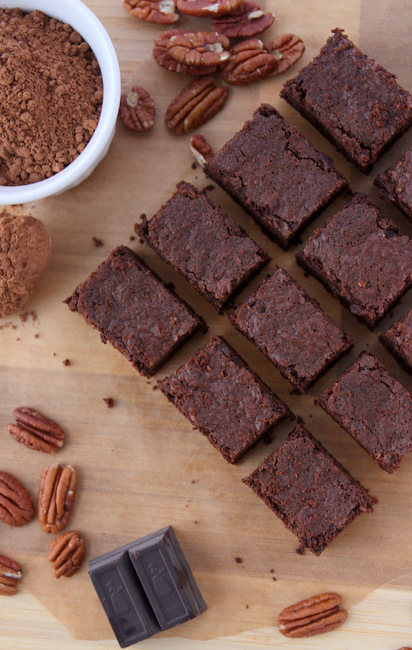 Pecan Brown Butter Brownies {Gluten Free}