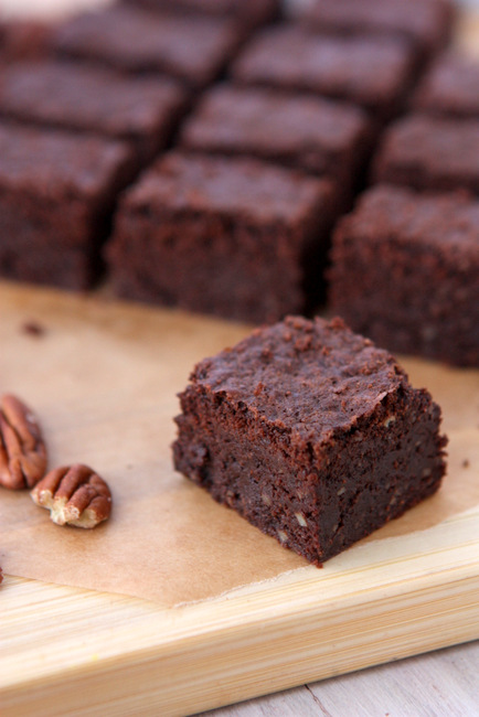 Pecan Brown Butter Brownies {Gluten Free}