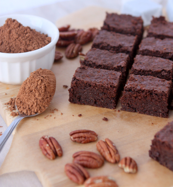 Pecan Brown Butter Brownies {Gluten Free}