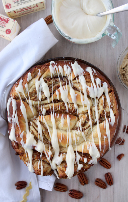 Apple Pecan Cinnamon Rolls