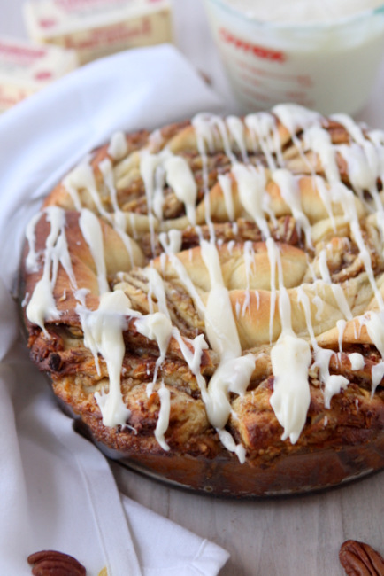 Apple Pecan Cinnamon Rolls