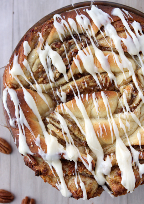 Apple Pecan Cinnamon Rolls