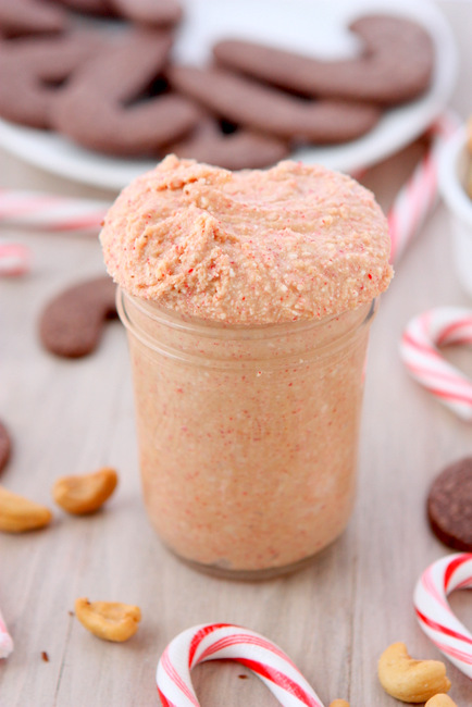 White Chocolate Candy Cane Cashew Butter