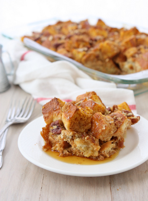 Baked Pumpkin French Toast | thekitchenpaper.com