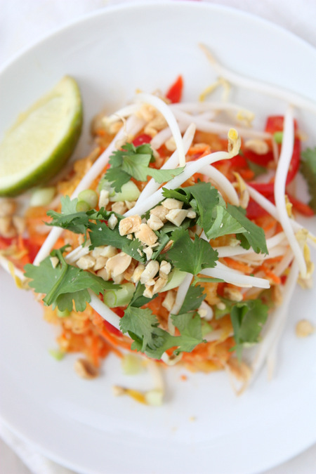 Spaghetti Squash Pad Thai | thekitchenpaper.com