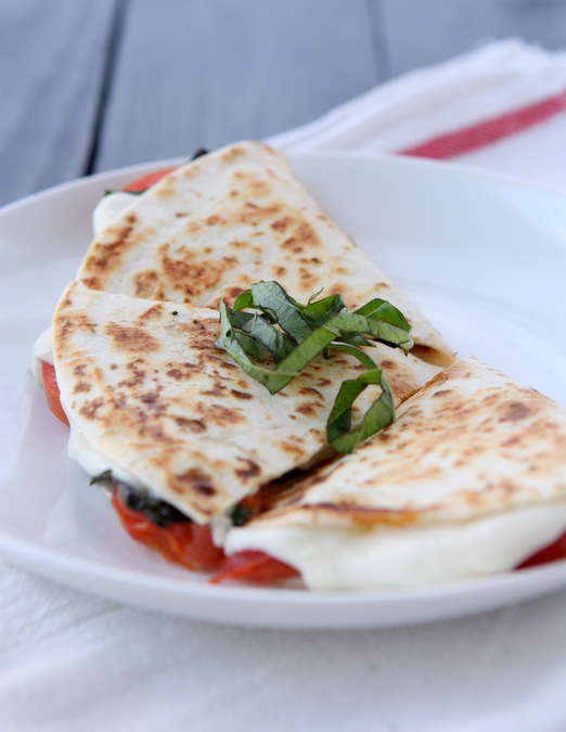 Margherita Pizza Quesadilla | thekitchenpaper.com