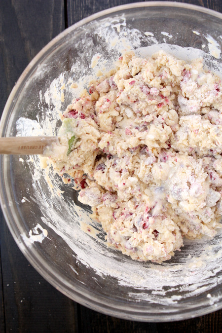 Fresh Cranberry Lemon Scones | thekitchenpaper.com