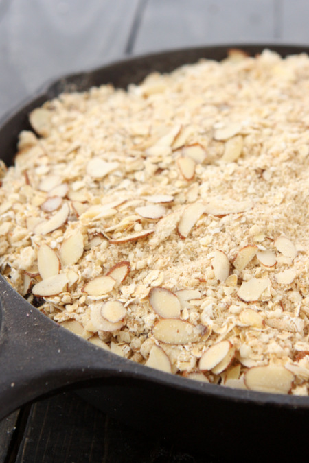 Skillet Blueberry Crisp | thekitchenpaper.com