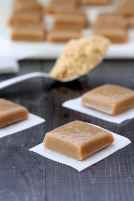 Brown Sugar Jasmine Tea Caramels | thekitchenpaper.com