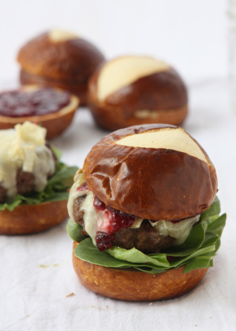 Brie & Jam Burgers | thekitchenpaper.com