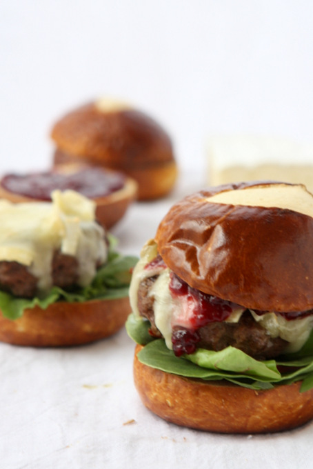 Brie & Jam Burgers | thekitchenpaper.com