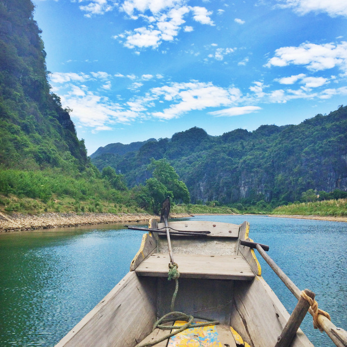 Boat to Phong Nha Cave | thekitchenpaper.com