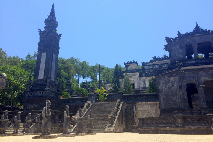 Khai Dinh Tomb in Hue, Vietnam | thekitchenpaper.com