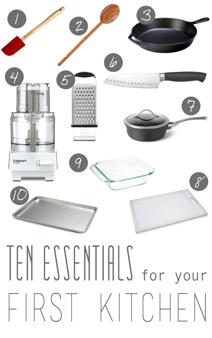 Ten Essentials for Your First Kitchen | thekitchenpaper.com