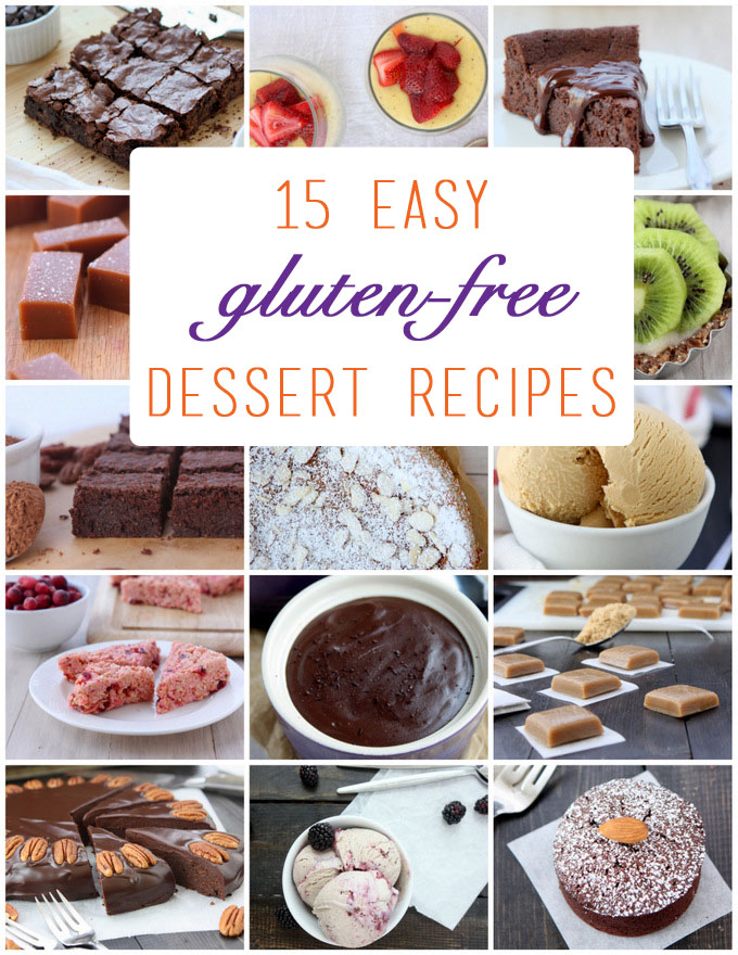 15 Easy Gluten-Free Dessert Recipes | thekichenpaper.com