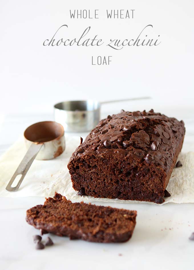 Whole Wheat Chocolate Zucchini Bread | thekitchenpaper.com