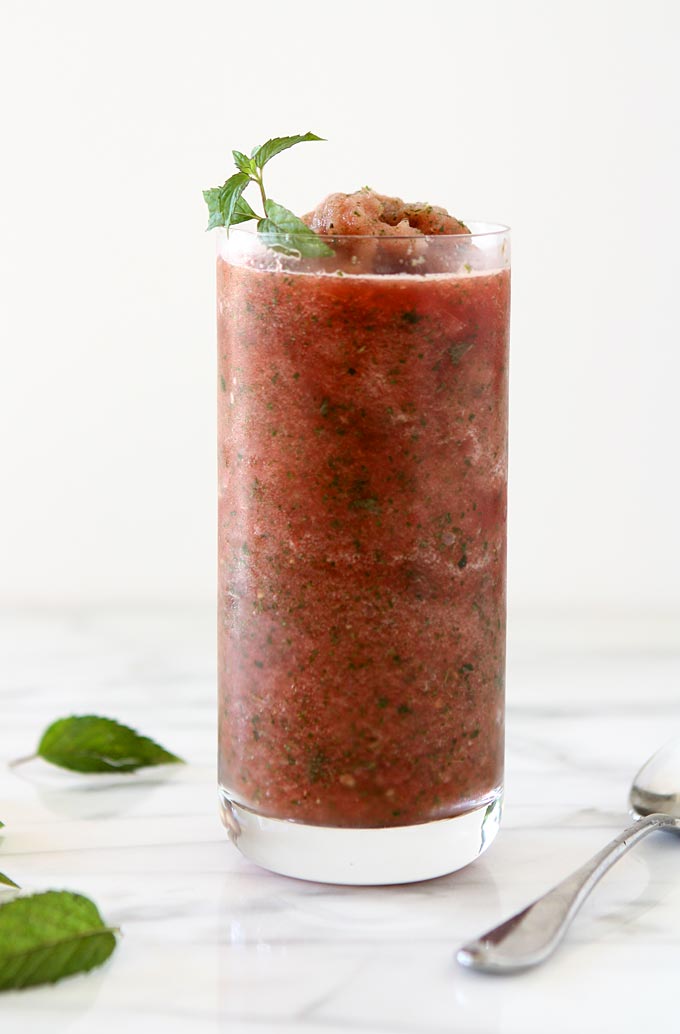 Watermelon Mint Shake | thekitchenpaper.com