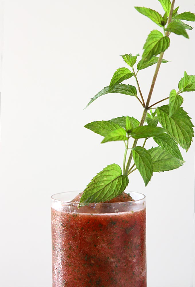 Watermelon Mint Shake | thekitchenpaper.com