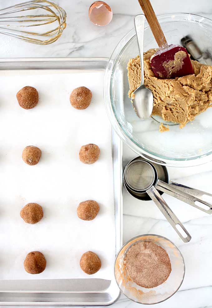 Brown Butter Snickerdoodles | thekitchenpaper.com