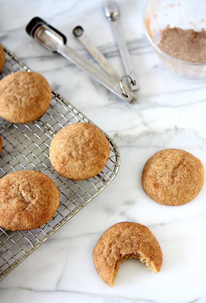 Brown Butter Snickerdoodles | thekitchenpaper.com