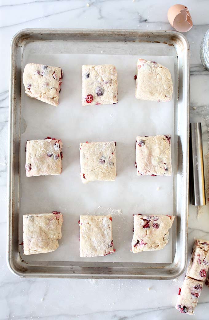 Cranberry Scones with Wild Orange Essential Oil | thekitchenpaper.com