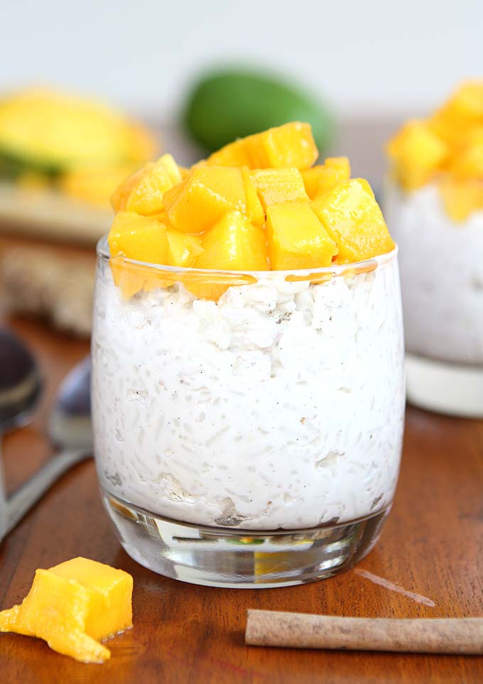 Vegan Ginger Coconut Rice Pudding | thekitchenpaper.com