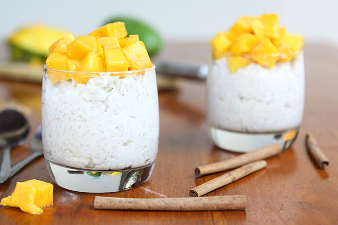 Vegan Ginger Coconut Rice Pudding | thekitchenpaper.com