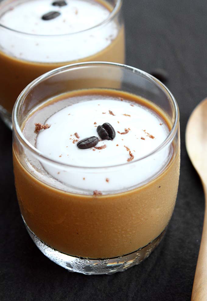 Flat White (Coffee) Pudding | thekitchenpaper.com