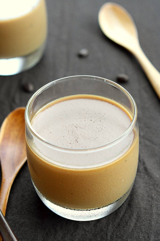 Flat White (Coffee) Pudding | thekitchenpaper.com