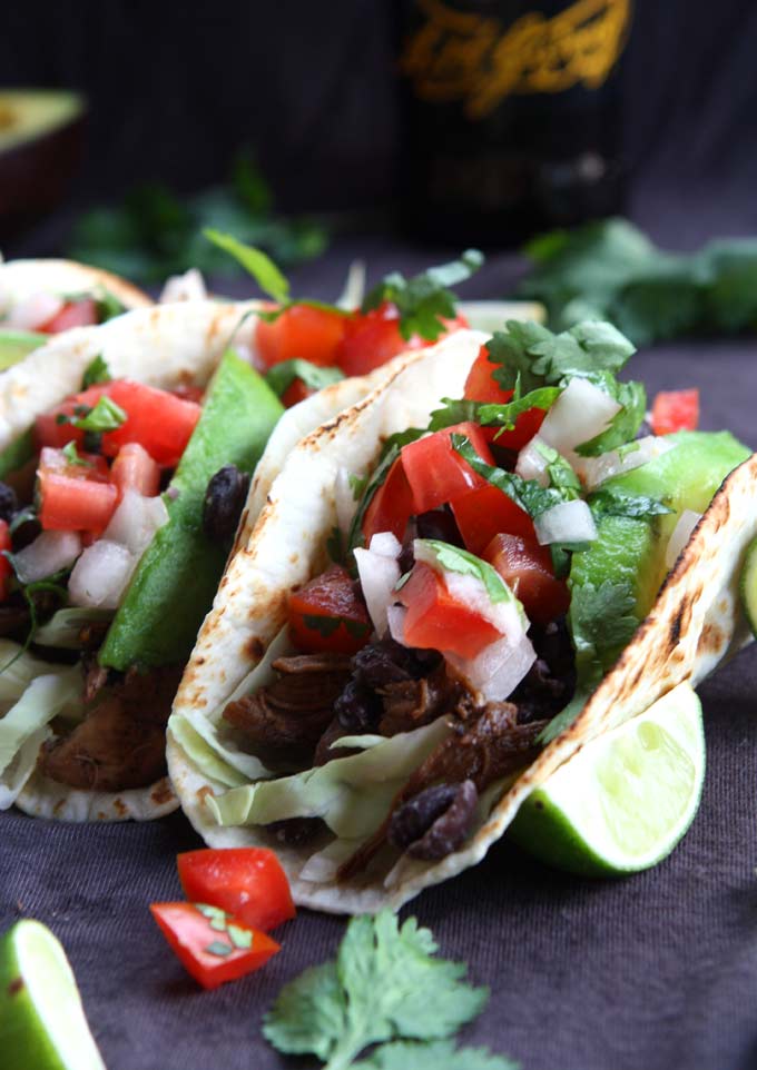 Guinness Chicken Tacos | thekitchenpaper.com