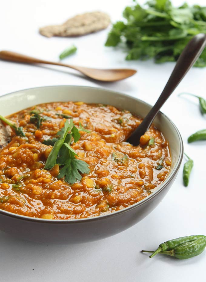 Spicy Tomato Dal | thekitchenpaper.com