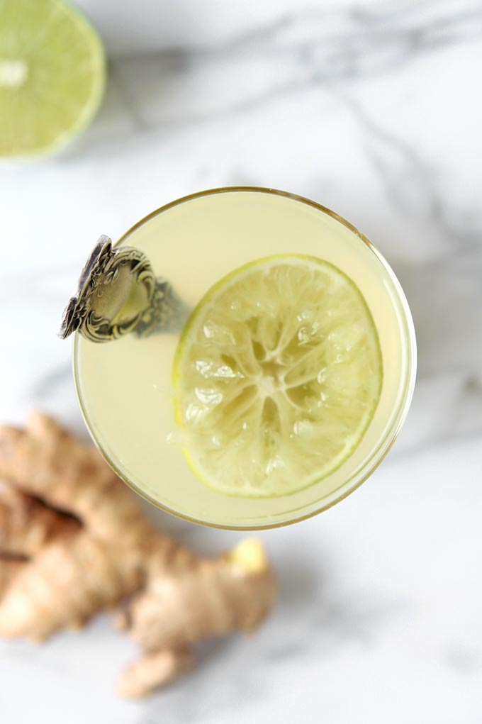 Hot Honey Ginger Lime Tea | thekitchenpaper.com