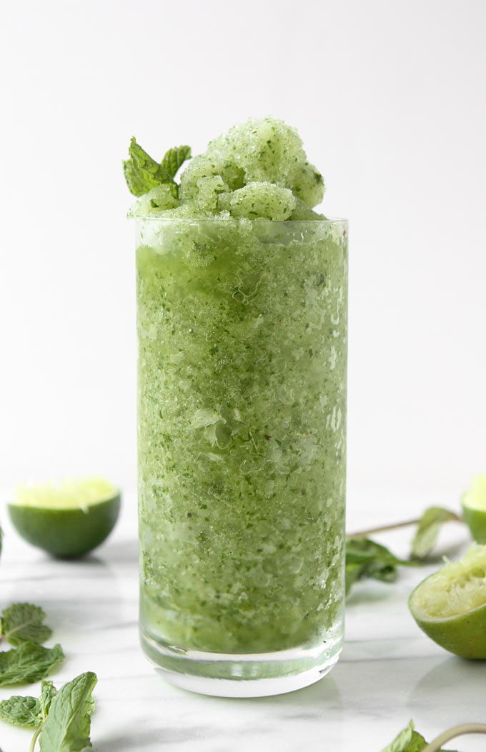 Lime Mint Slush | thekitchenpaper.com