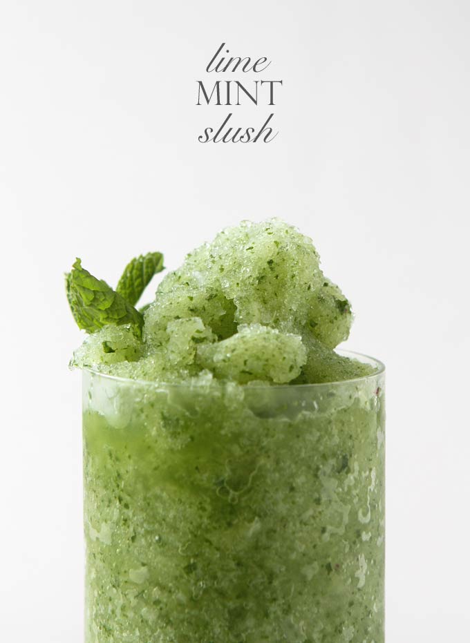 Lime Mint Slush | thekitchenpaper.com