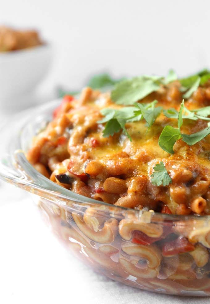 Whole Wheat Mexican Vegetable Pasta  | thekitchenpaper.com