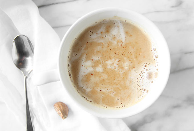 Almond Milk Dirty Chai | thekitchenpaper.com