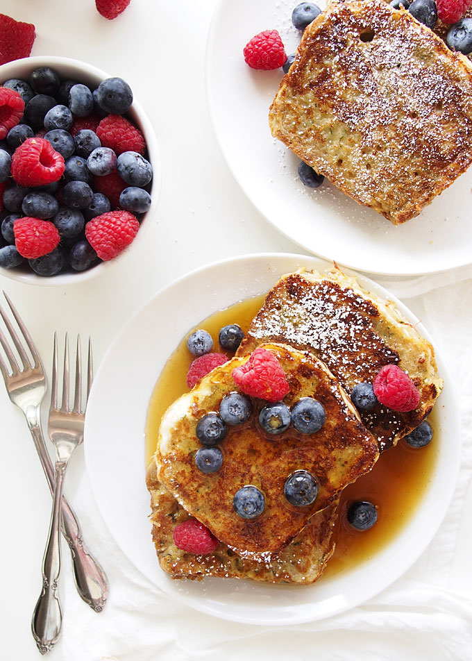 Coconut Zucchini Bread French Toast | thekitchenpaper.com