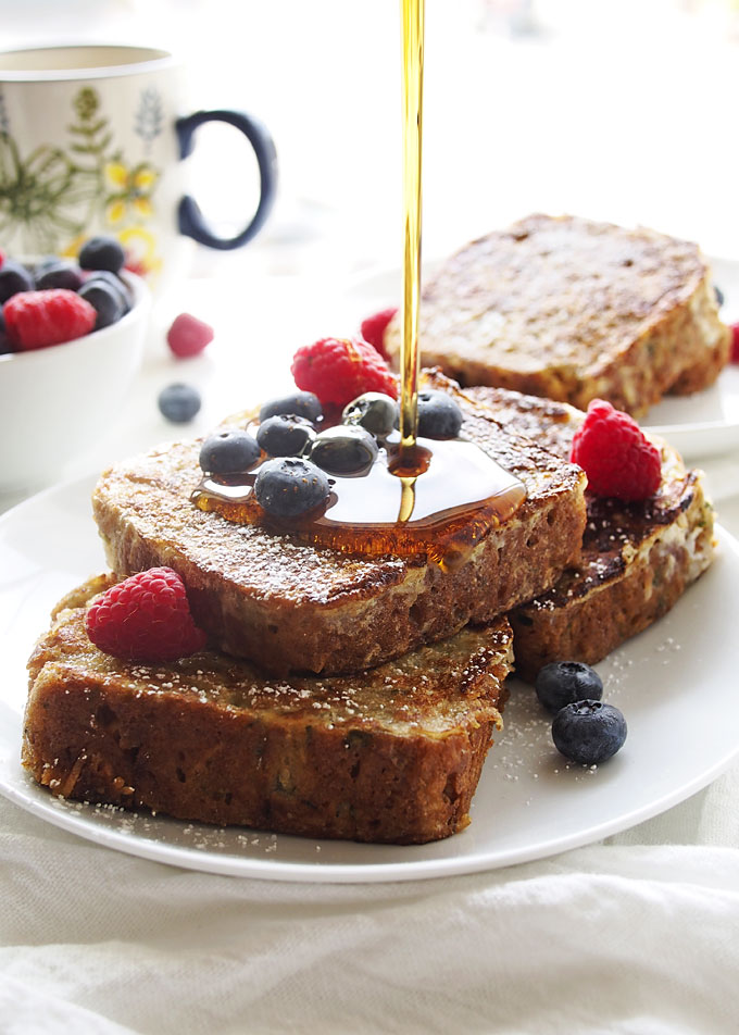 Coconut Zucchini Bread French Toast | thekitchenpaper.com