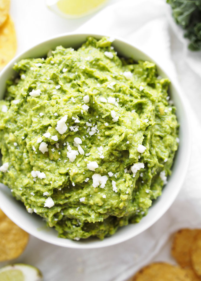 Kale Guacamole | thekitchenpaper.com