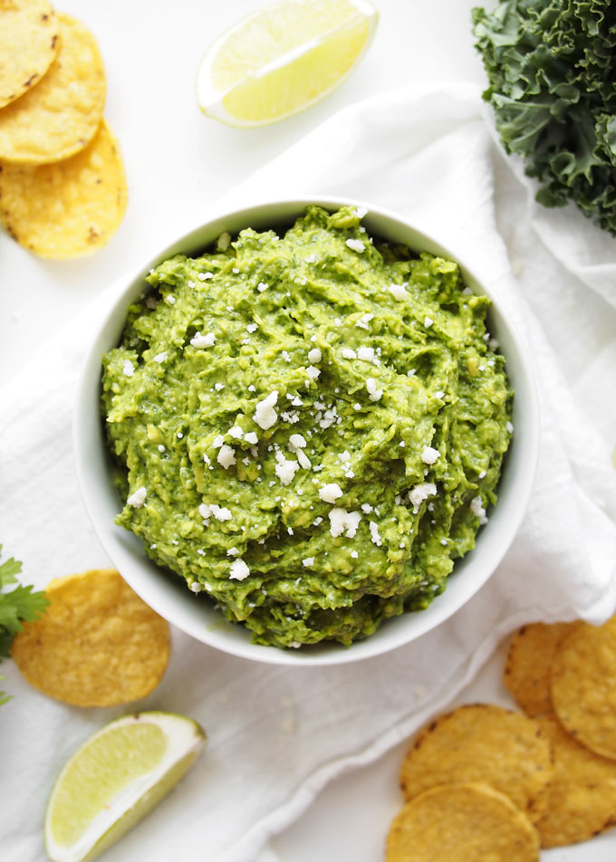 Kale Guacamole | thekitchenpaper.com