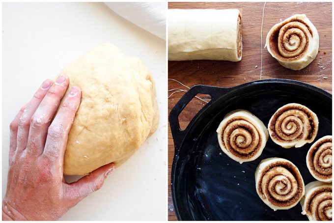 Maple Syrup Cinnamon Rolls | thekitchenpaper.com