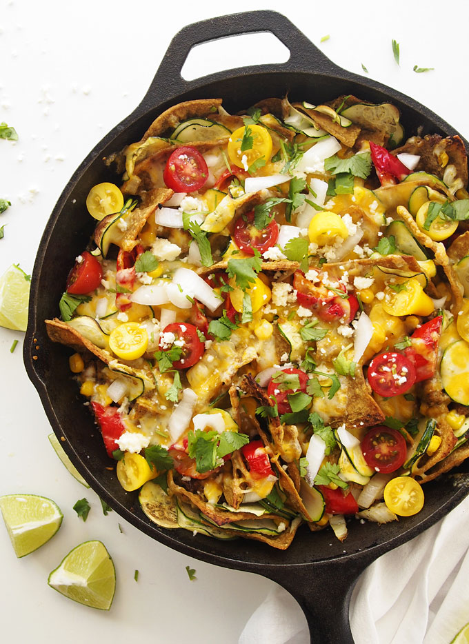 Chorizo Veggie Jimmy Nardello Chilaquiles | thekitchenpaper.com