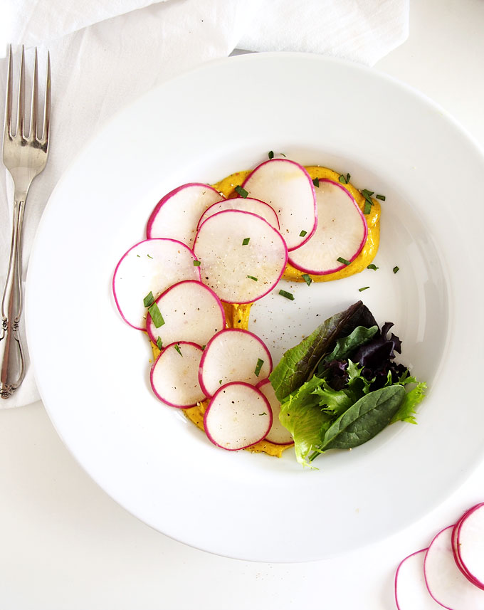 Curried Butter Radishes | thekitchenpaper.com