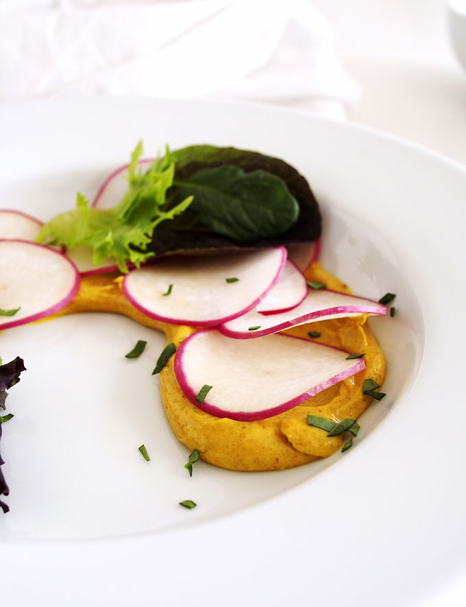 Curried Butter Radishes | thekitchenpaper.com