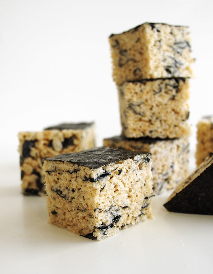 Nori Rice Krispie Treats | thekitchenpaper.com