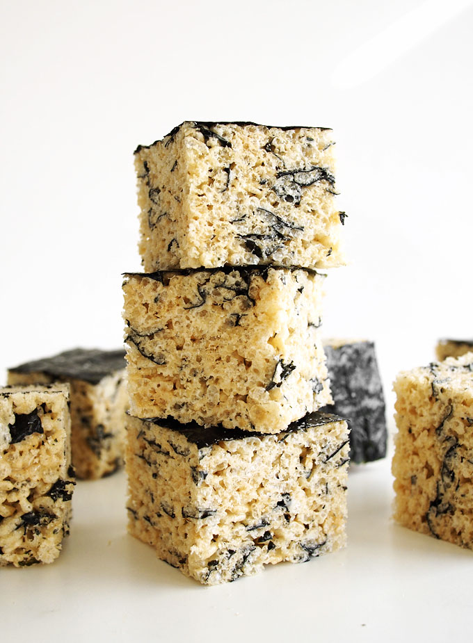 Nori Rice Krispie Treats | thekitchenpaper.com