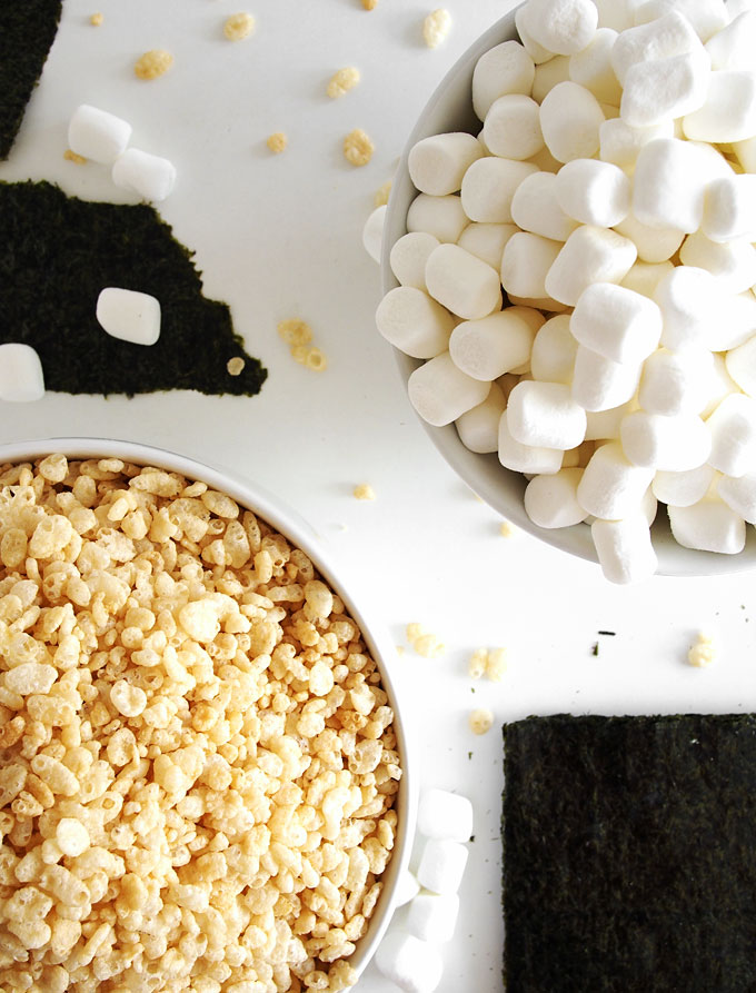 Nori Rice Krispie Treats | thekitchenpaper.com