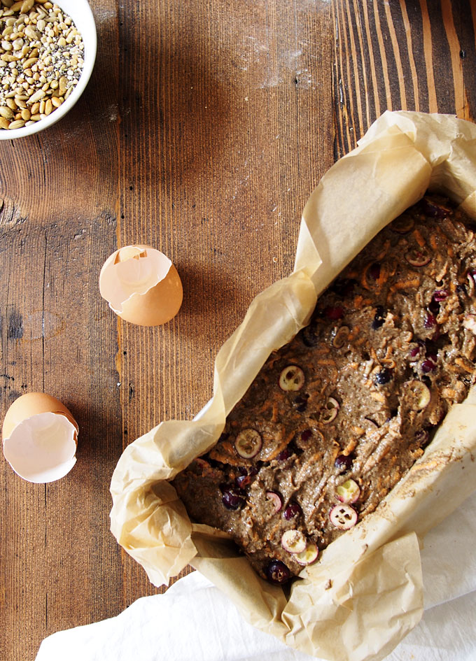 Cranberry Sweet Potato Buckwheat Seeded Bread | The Kitchen Paper