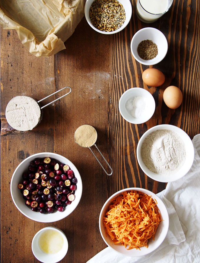 Cranberry Sweet Potato Buckwheat Seeded Bread | The Kitchen Paper