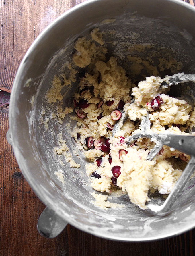 Fresh Cranberry Almond Soft Batch Cookies | The Kitchen Paper